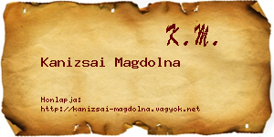 Kanizsai Magdolna névjegykártya